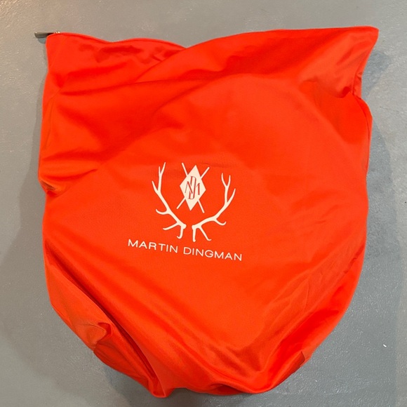 Brand new- Martin Dingman Quilted Tan and Brown Backpack - Picture 5 of 6